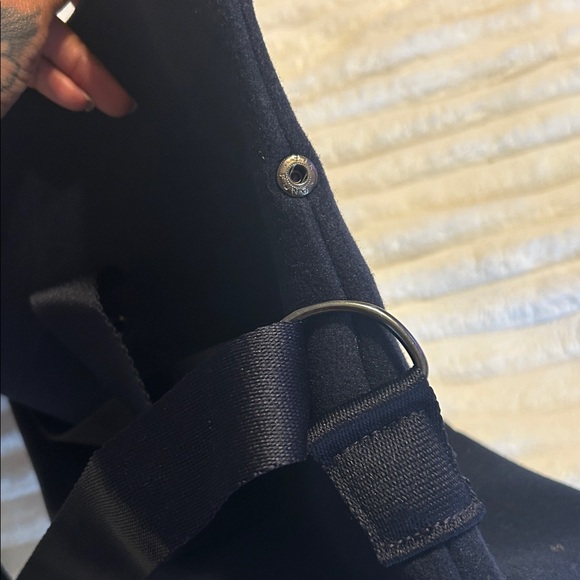 Coach Navy Weekender Bag with Silver Logo - Picture 6 of 9